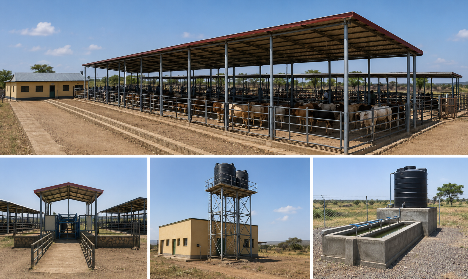 Live stock Market & water  supply 